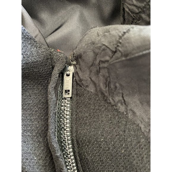 VTG Originals‎ by Mr Jed Womens Wiggle Dress Black Textured Leaf Bow Cocktail - Picture 8 of 11